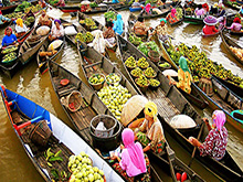 Cai Rang floating Market