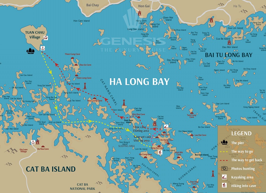 Halong Bay Luxury Day Tour - Small Group - Genesis Cruise