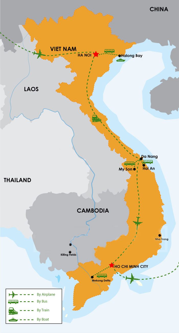VIETNAM TOUR 11 DAYS HANOI - HOI AN - HO CHI MINH CITY